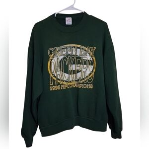 Vintage Green Bay Packers 1996 Champions Sweatshirt Large